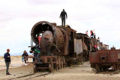 南米・ボリビアの旅-2 「列車の墓場」・・旅いつまでも・・