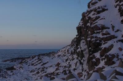 ”Frozen"　「ハナと雪の王子」は雪と氷の世界に・・・（その１知床編）