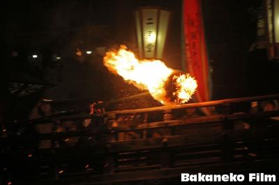 東大寺　二月堂　お水取り　お松明　緊急モードでの投稿