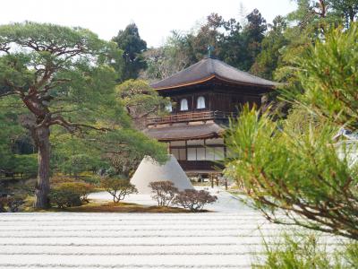 冬の京都で侘びを感じる一人旅　（4日目：銀閣寺の庭園に惹き込まれる）