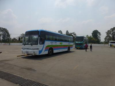 2016年3月、シェムリアップからバンコクまで国際直通バスで移動10時間
