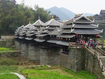 中國・程陽風雨橋&福建土楼旅行記《程陽風雨橋編》