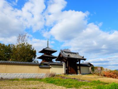 【法起寺】の～んびり　あすかで、放課後気分