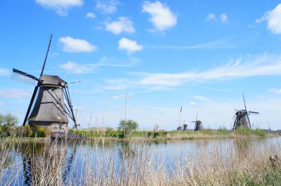 春のオランダ巡り 4 -キンデルダイク Kinderdijk-風車の集まる世界遺産-