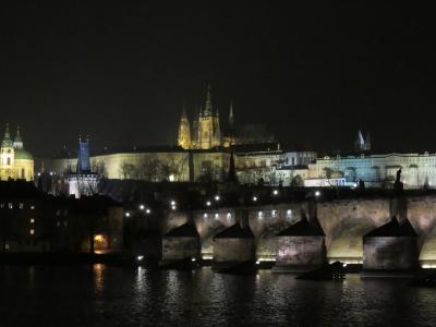 チェコとオーストリア７日間（ツアー１人参加）行って来ました。その②（２日目午後自由行動：プラハ城の夜景とサッカースタジアムめぐり）
