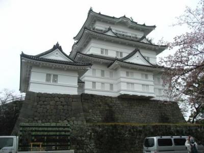 ’１６　日本１００名城　桜の咲く小田原城