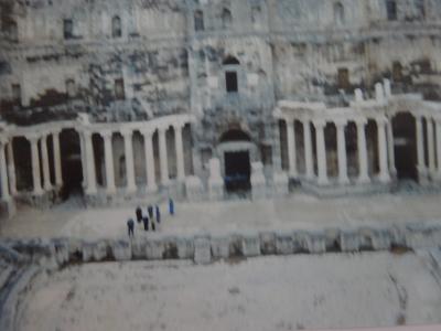 (15)1993年12月ヨルダン・シリアの旅13日間⑧シリア(ボスラ(古代ﾅﾊﾞﾃｱ人の都 円形劇場 城塞)