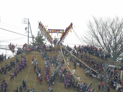 ７年に一度の御柱祭へ！長野県旅行