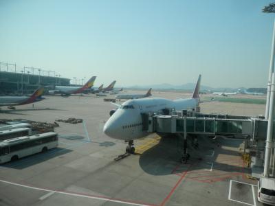 2016MAR⑦TGタイ国際航空ビジネスクラス＆OZアシアナ航空の席だけファーストクラスでバンコクからソウル経由で帰国します。