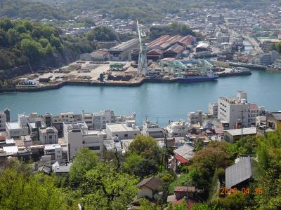 小倉松山フェリーで四国へ　①道後温泉本館入浴の後しまなみ海道経由尾道へ