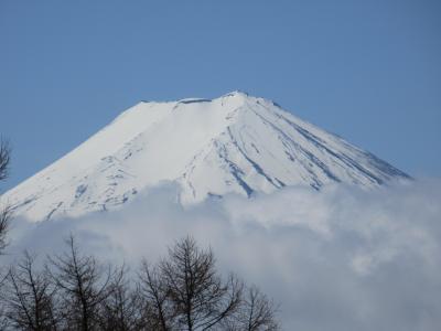 三つ峠と富士急行列車の旅