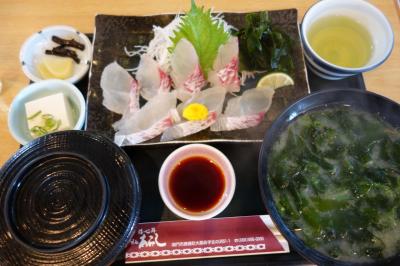 20160425 鳴門 あらしさん、天然桜鯛刺身定食