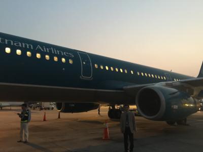 ベトナム航空ビジネスクラス　搭乗記　北京→ハノイ　A321
