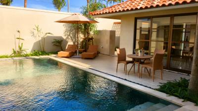 ジ・ウザテラス ビーチクラブヴィラズ (1)　クラブプールヴィラ 1ベッドルーム／ツイン(88㎡)