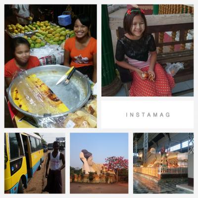 アジア周遊（バゴーでパゴタ巡りRUN、ヤンゴンへ戻る） ４日目