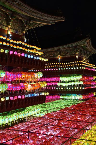 釜山・三光寺提灯祭りこれが見たくてやって来た
