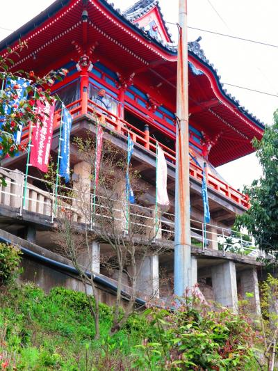 尾道-5　千光寺　尾道水道の眺望絶景　☆鼓石・三重石・くさり山も奇岩