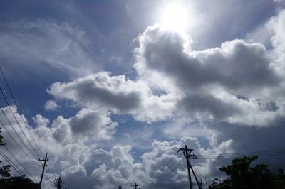 梅雨の狭間の沖縄