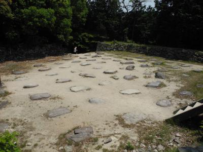 史跡も多く残る安土城址へ親子３人で