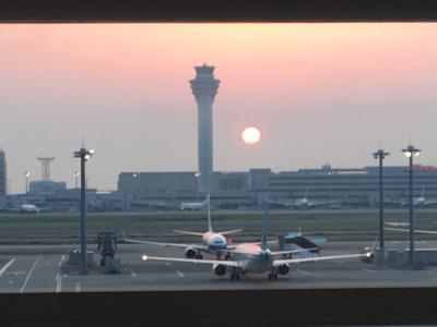 1日目   お一人様；日本を出発→宿泊地 大田まで移動