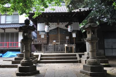 天祖神社の急な階段登ってみた