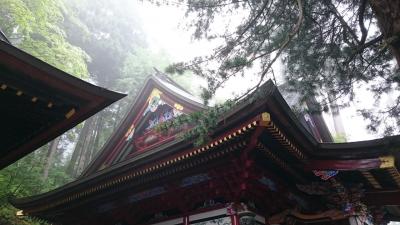 三峯神社は雲の中①