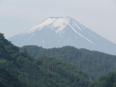 中央道・初狩付近から見られた富士山