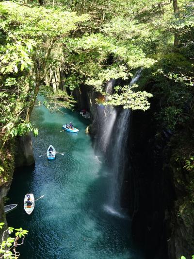 南阿蘇で温泉と白川水源そして感動絶景の高千穂峡へ（熊本～高千穂～別府１日目）