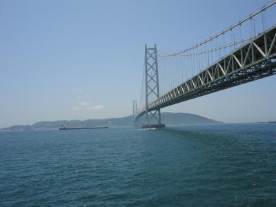 明石海峡大橋辺りのウォーキング⇒温泉⇒ビール