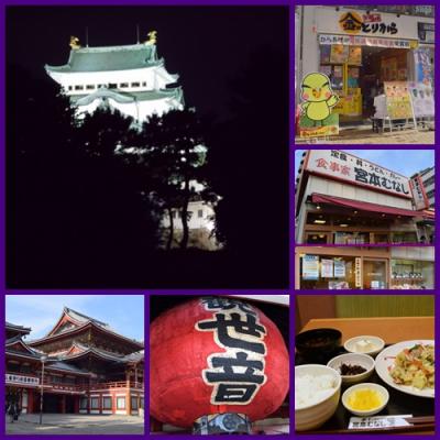 名古屋・大阪・姫路・台北・札幌・小樽にお出かけした１か月間のホリディ～２０１６年５月８日ー６月８日　No.４ 初めての名古屋③～大須観音・大須商店街・「宮本むなし」！でご飯・お城のライトアップ編～２０１６年５月１３日（金）