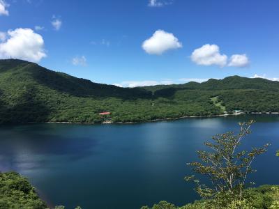 黒檜山と駒ヶ岳と赤城大沼と赤城神社と