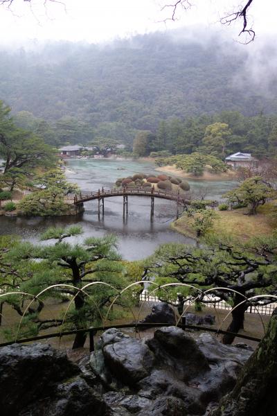 初Jetstarで高松経由小豆島♪雨の栗林公園独り占めpart3 <南庭も北庭も貸し切り編>