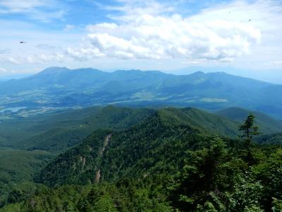 四阿山２０１５夏登山記　【２】大隙間～四阿山～菅平牧場口　