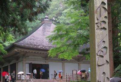 2016梅雨、東北のお寺(2/22)：6月30日(2)：花巻空港、平泉・中尊寺(2)：中尊寺蓮