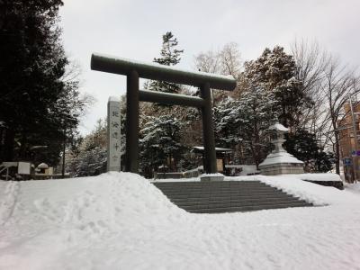 北海道神宮へ。0泊3日の初詣