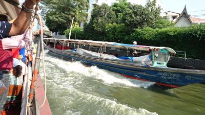 JALでバンコク 今年3度目-その３- (Khlong Saen Saep Express Boat“完乗”)「Thip Samai」パッタイ・ホーカイ