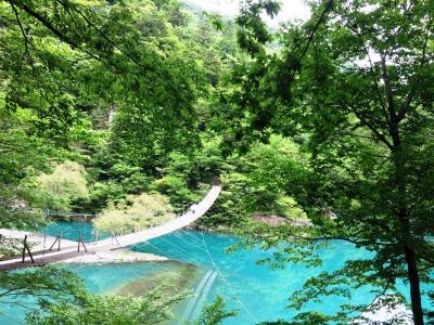 ＜旅鉄子☆大井川鐡道の旅.5＞揺れる～！憧れの「夢の吊橋」　足元の水はどこまでも青かった･･･