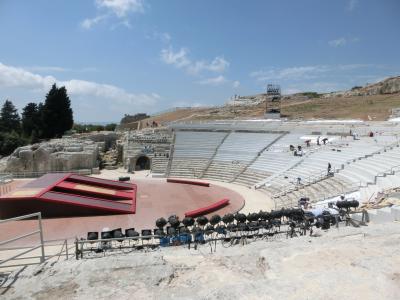 2016GW シチリア07：世界遺産シラクーサ ネアポリス考古学公園とギリシア劇場