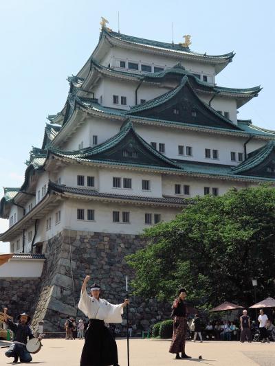 名古屋-4　名古屋城ｃ　おもてなし武将隊登場　☆二之丸広場で演武