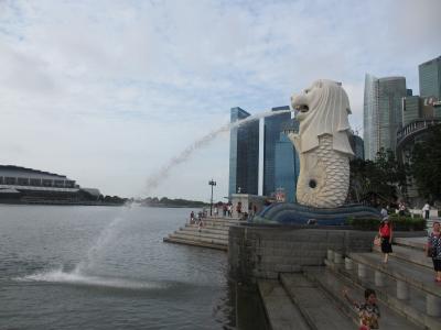 2016年夏　シンガポール3日目　その１　マーライン広場　富の噴水　シンガポール植物園