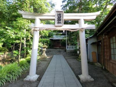 初夏の朝の三島の散歩道　式内二宮浅間神社　村社芝岡神社　小浜のみち　源兵衛川