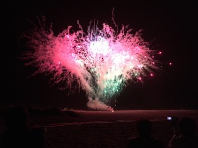 地元九十九里浜の「海のまつり」…花火大会
