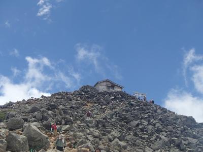 2016年07月　日本百名山　１２座目となる、乗鞍岳（剣ヶ峰　標高3,026m）に行ってきました。