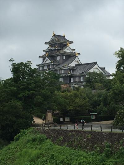 2016夏の一人旅・その3（岡山でJリーグ観戦＆後楽園・岡山城見学）