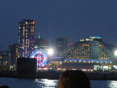 みなとこうべ海上花火大会を見てきました。