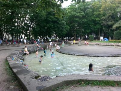 2016/08 川越 伊佐沼公園 冒険の森！で水遊び