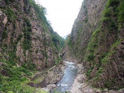 突然思い立って、日本三大峡谷の『清津峡』に行ってみました