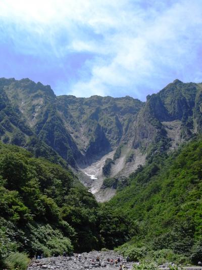 【快速 山の日・谷川岳号】 一ノ倉沢トレッキング、登りにくい新道～歩きやすい旧道