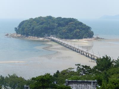 蒲郡クラッシックホテルから眺める　日本のモンサンミッシェル　朝な夕なに色染める竹島を堪能