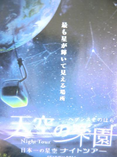 「環境省認定　日本一の星空鑑賞」と「天竜舟下り」